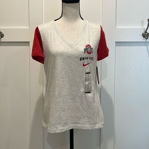 Women's Ohio State V-neck SS T-shirt NWT